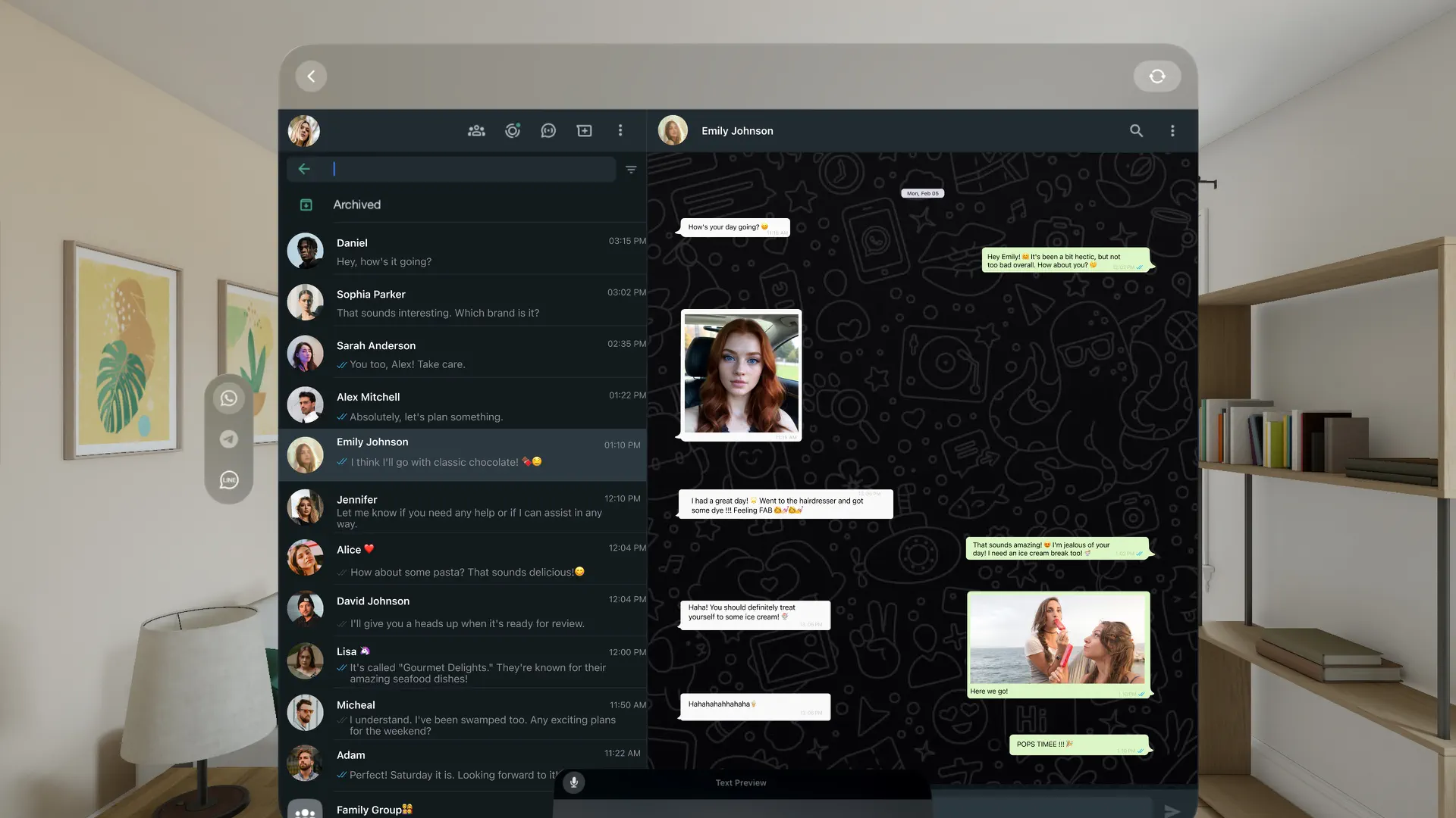 Messenger AI for WA & More screenshot