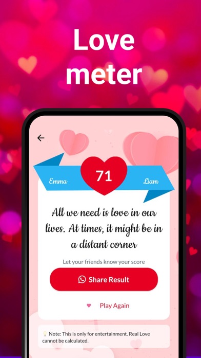 Love Tester: Real Love Test Screenshot
