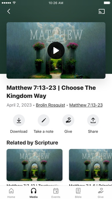 Connection Point Church App Screenshot