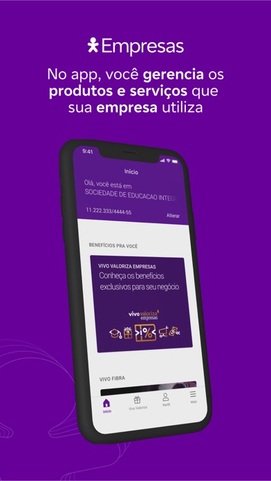 Meu Vivo Empresas Móvel Screenshot