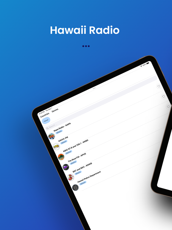 Screenshot #4 pour Hawaii Radio, News - Music