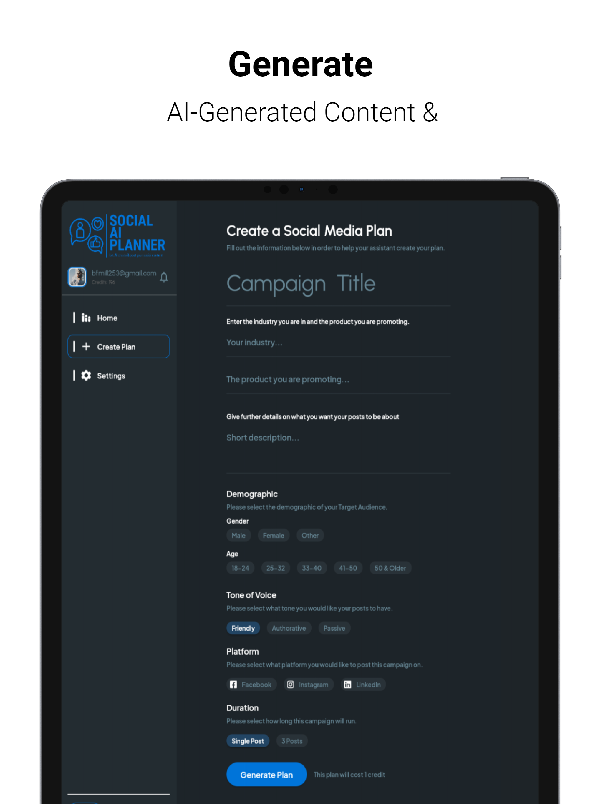 Social AI Planner screenshot 8