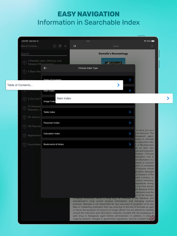 Gomella's Neonatology iPad screenshot 6 - Medical app