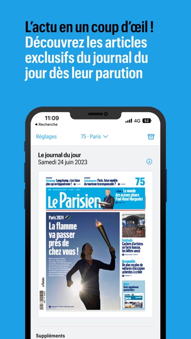 Journal Le Parisien Screenshot