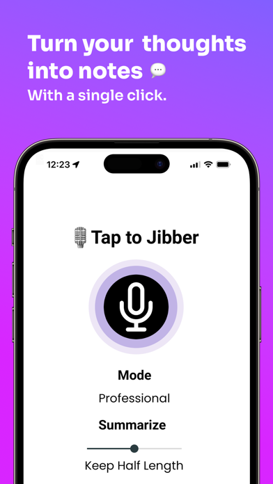 Jibber Notes Screenshot