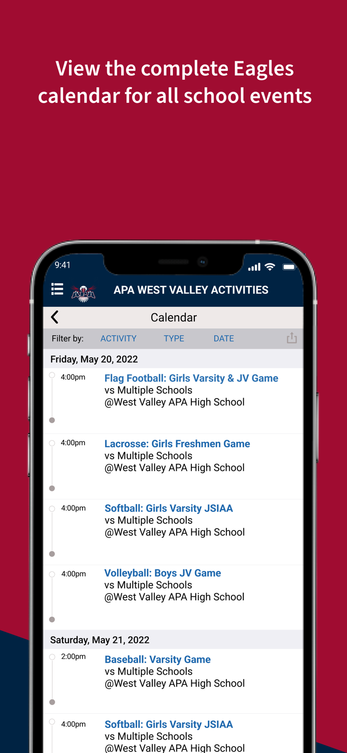 APA West Valley Activities