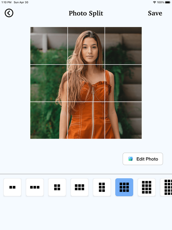 Photo Split - Crop Editor