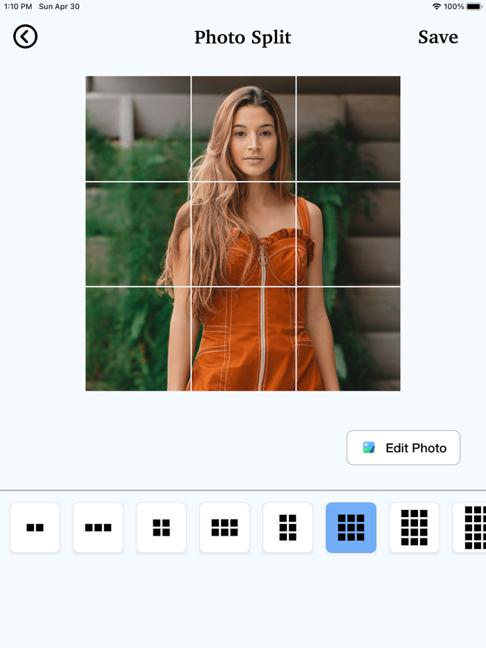 Photo Split - Crop Editor