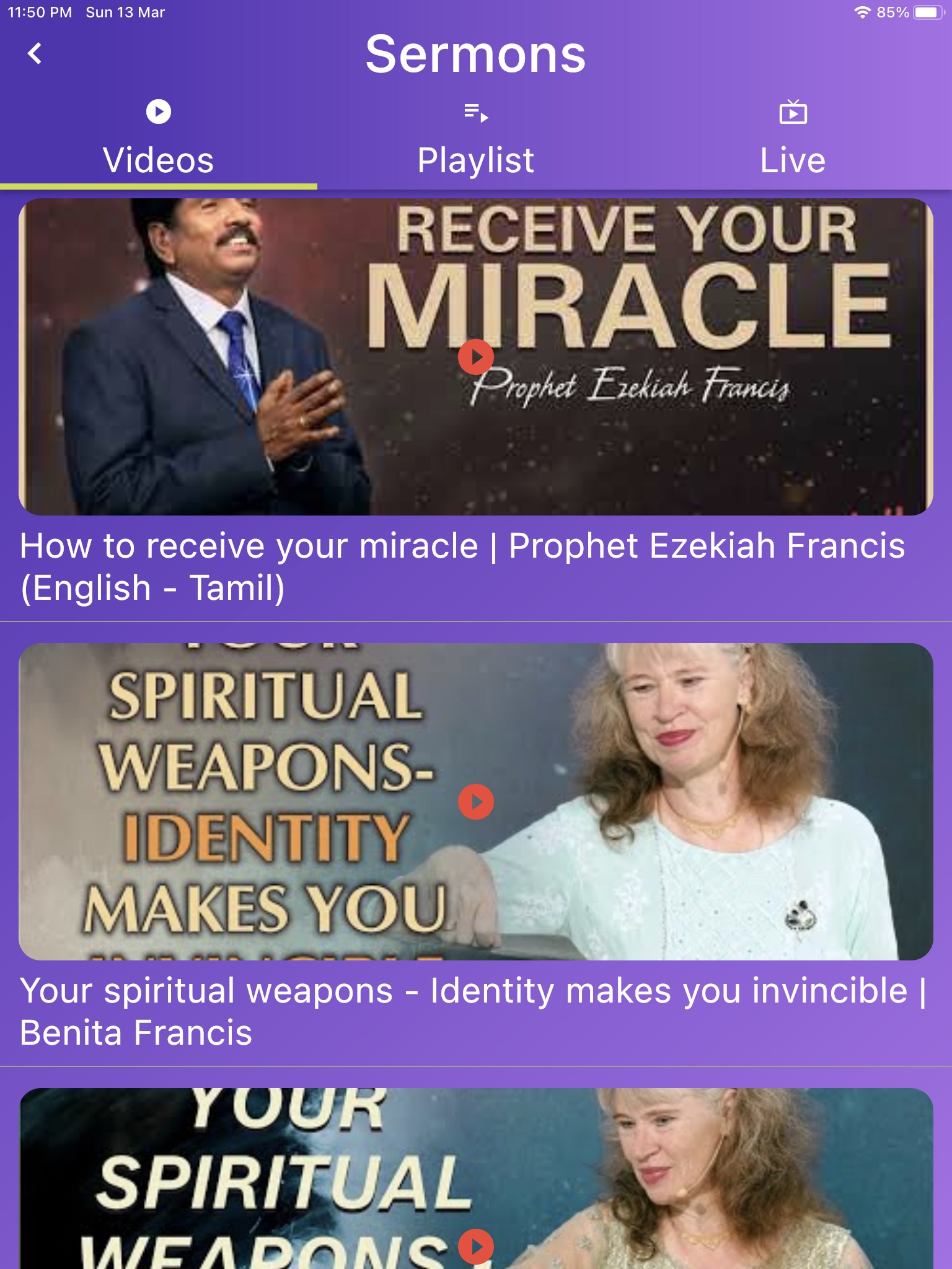 BERACHAH PROPHETIC MINISTRIES screenshot 4