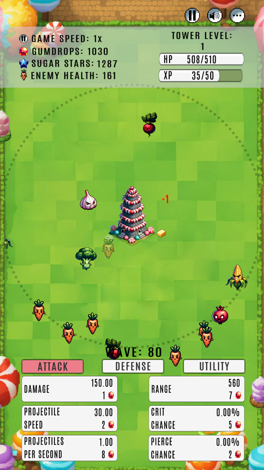 #2. Candy Tower TD (iOS) 由: ByteBard Games