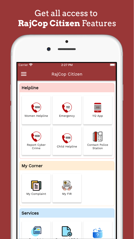 #1. RajCop Citizens (iOS) 由: Rajasthan Police