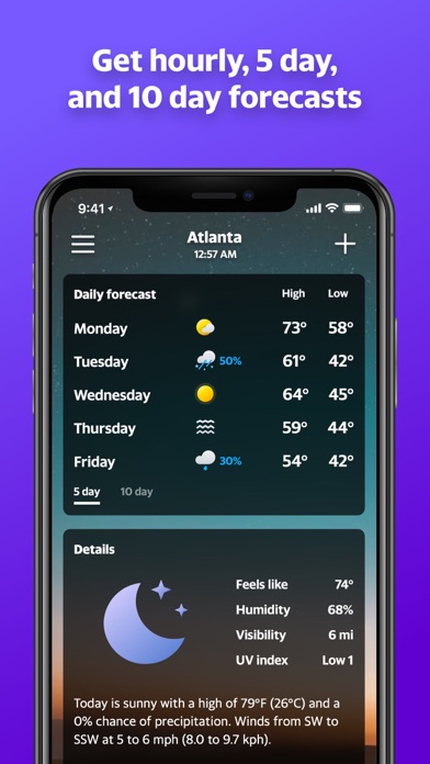 Yahoo Weather screenshot 2