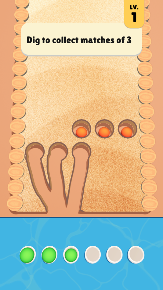 #2. Dig Match (iOS) Podle: Mad Apper Studios