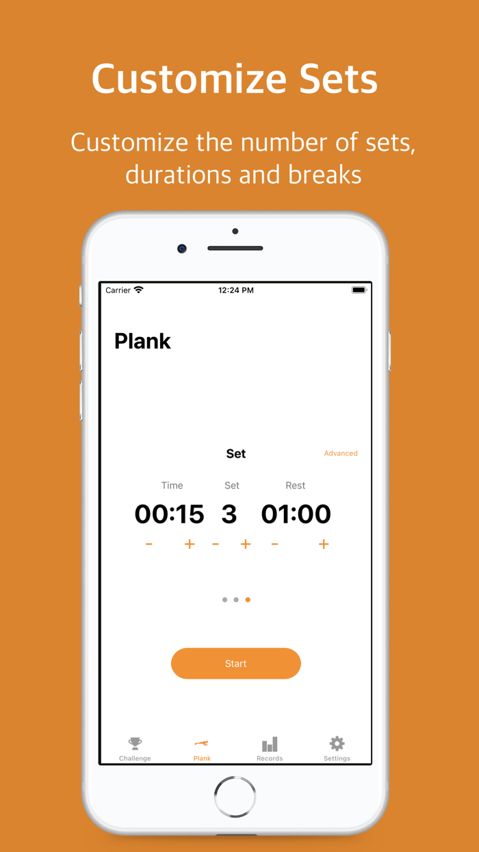 Plankstar Plank workout timer