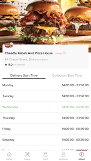 cheadle kebab and pizza house iphone screenshot 3