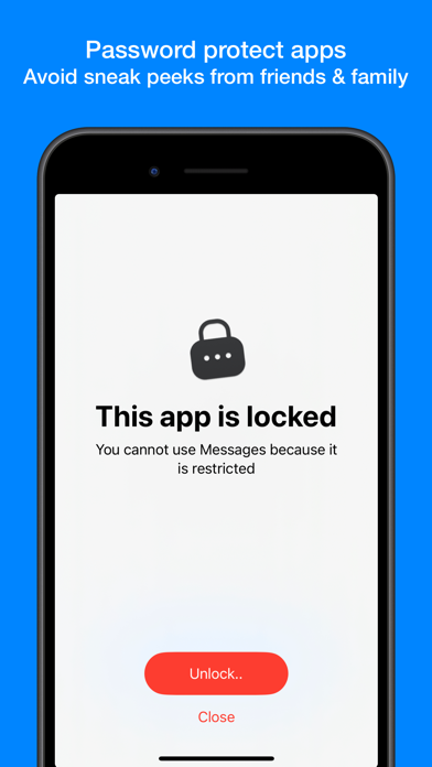 Screenshot #1 pour AppLocker • Passcode lock apps