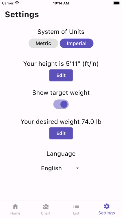 Weight Tracker, BMI calculator screenshot-5