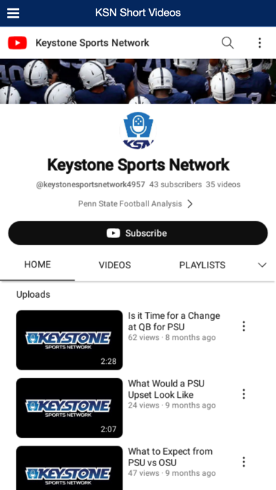 Keystone Sports Screenshot