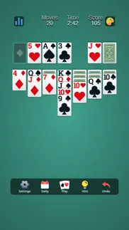 new classic solitaire klondike iphone screenshot 2