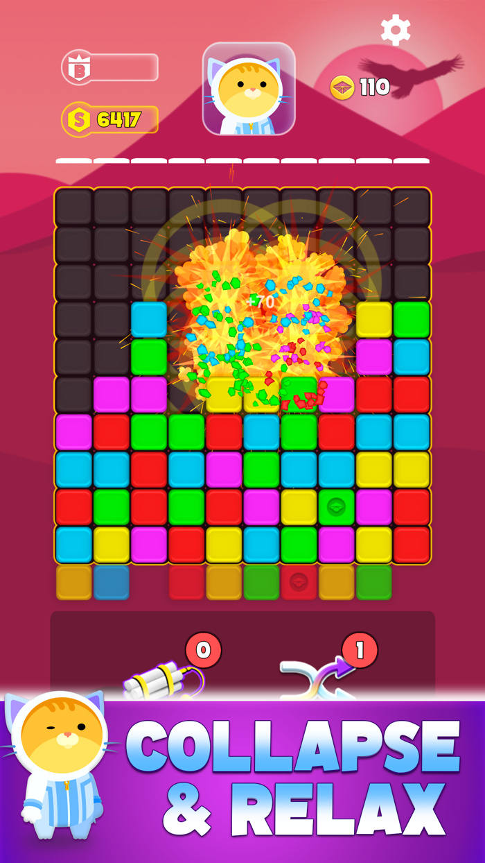 Blocky Color Match Puzzle