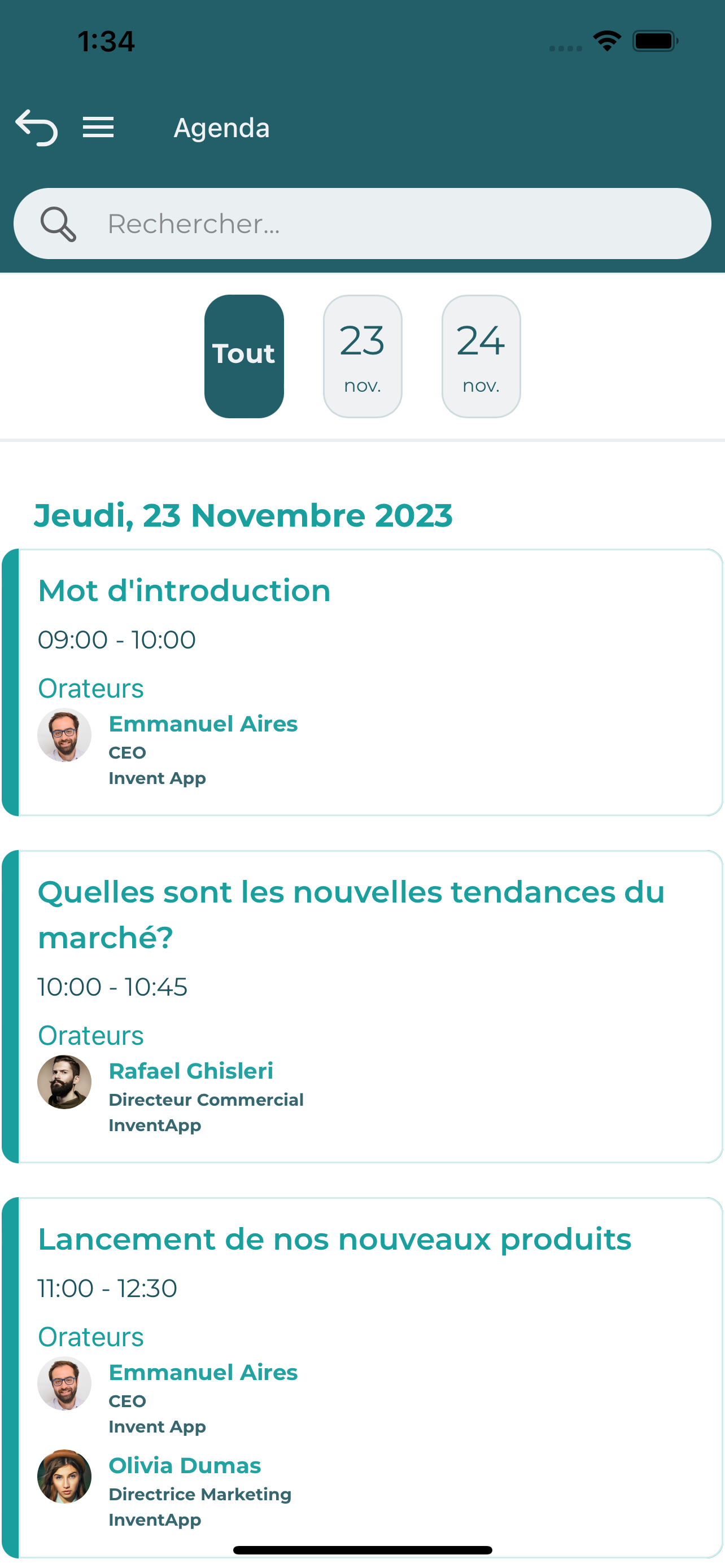 TEE Event APP