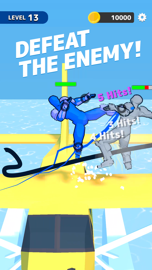 #2. Draw Action: Freestyle Fight (iOS) By: KAYAC Inc.