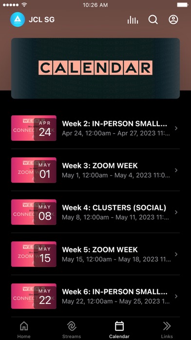 Screenshot 3 of JCL SG App