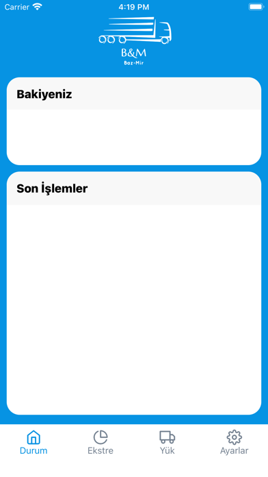 Baz-Mir CRM Screenshot