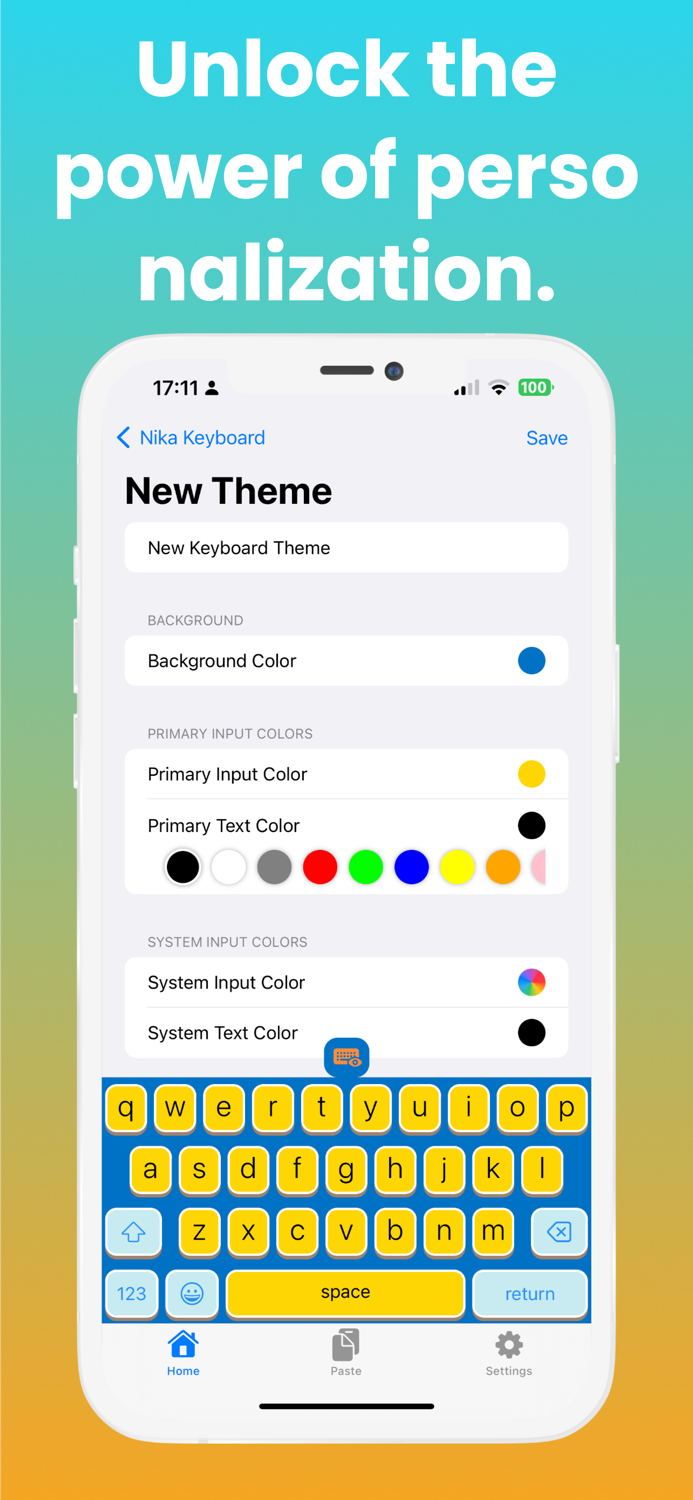Background Keyboards - Nika