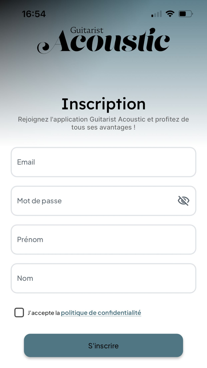 Guitarist Acoustic•Bleu Petrol