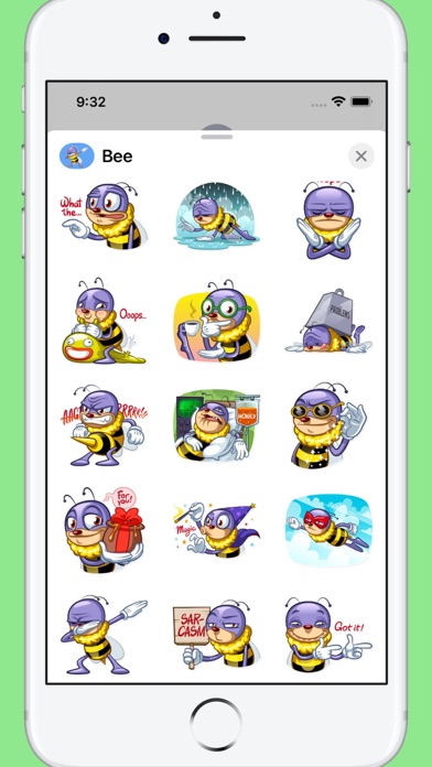 Screenshot 2 of Bee Stickers App