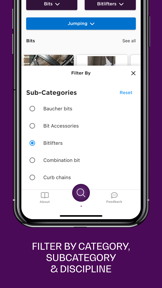 FEI TackApp screenshot
