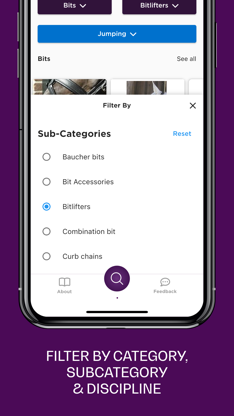 FEI TackApp screenshot 2