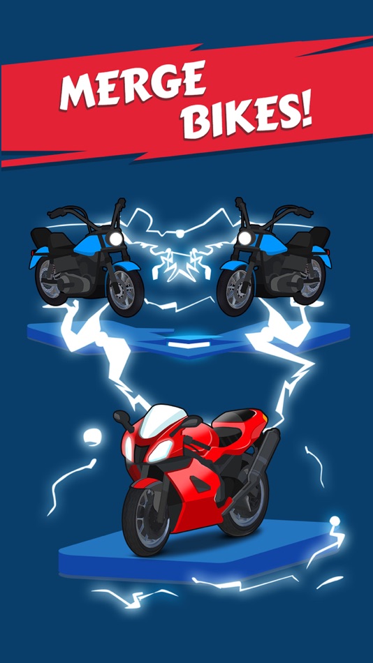 #1. Merge Bike Game (iOS) Bởi: Baxter Games Newcastle Limited