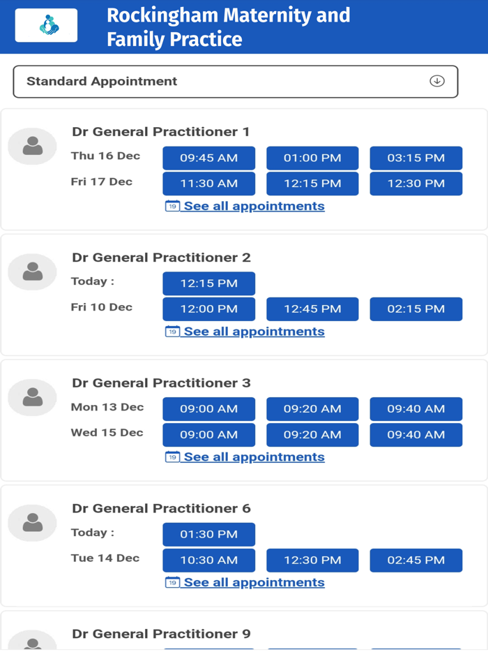 Rockingham Maternity  FP
