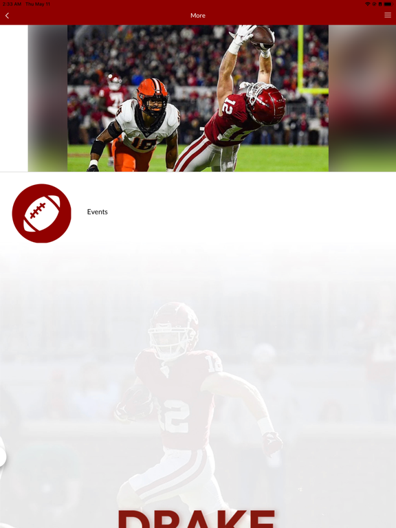 Drake Stoops iPad screenshot 4 - Sports app