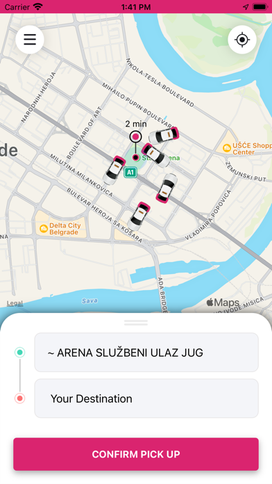 Pink Taxi Beograd Screenshot