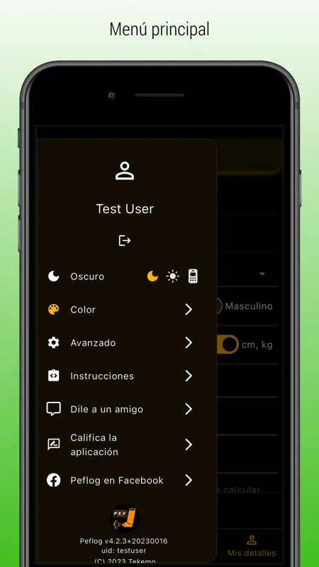 Peflog - Rastreador de asma screenshot 5 of 7
