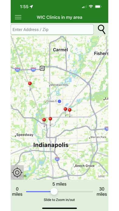 Indiana WIC Screenshot