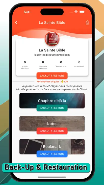 Screenshot 6 di 6 di La Sainte Bible Multilangue