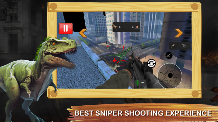 Dino hunting with sniper