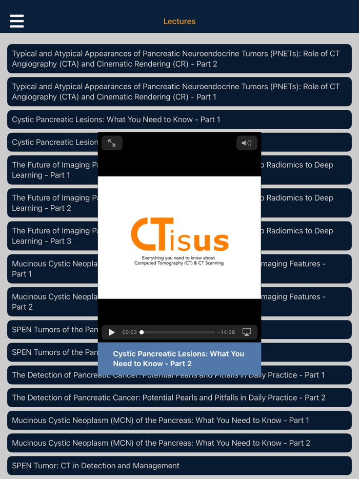 CTisus Pancreas Compendium