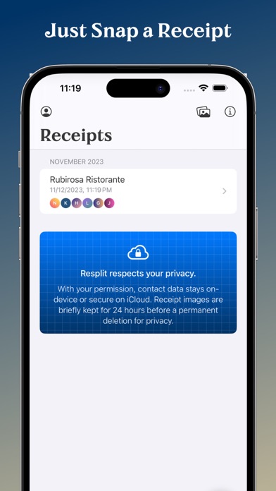 Resplit - Tip Calculator iPhone screenshot 2 - Finance app