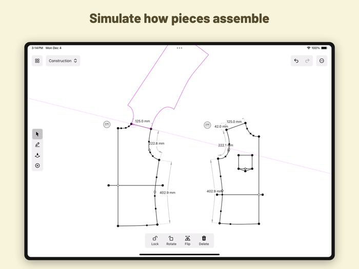 DartSide Pattern Drafting