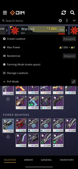 Game screenshot Destiny Item Manager hack