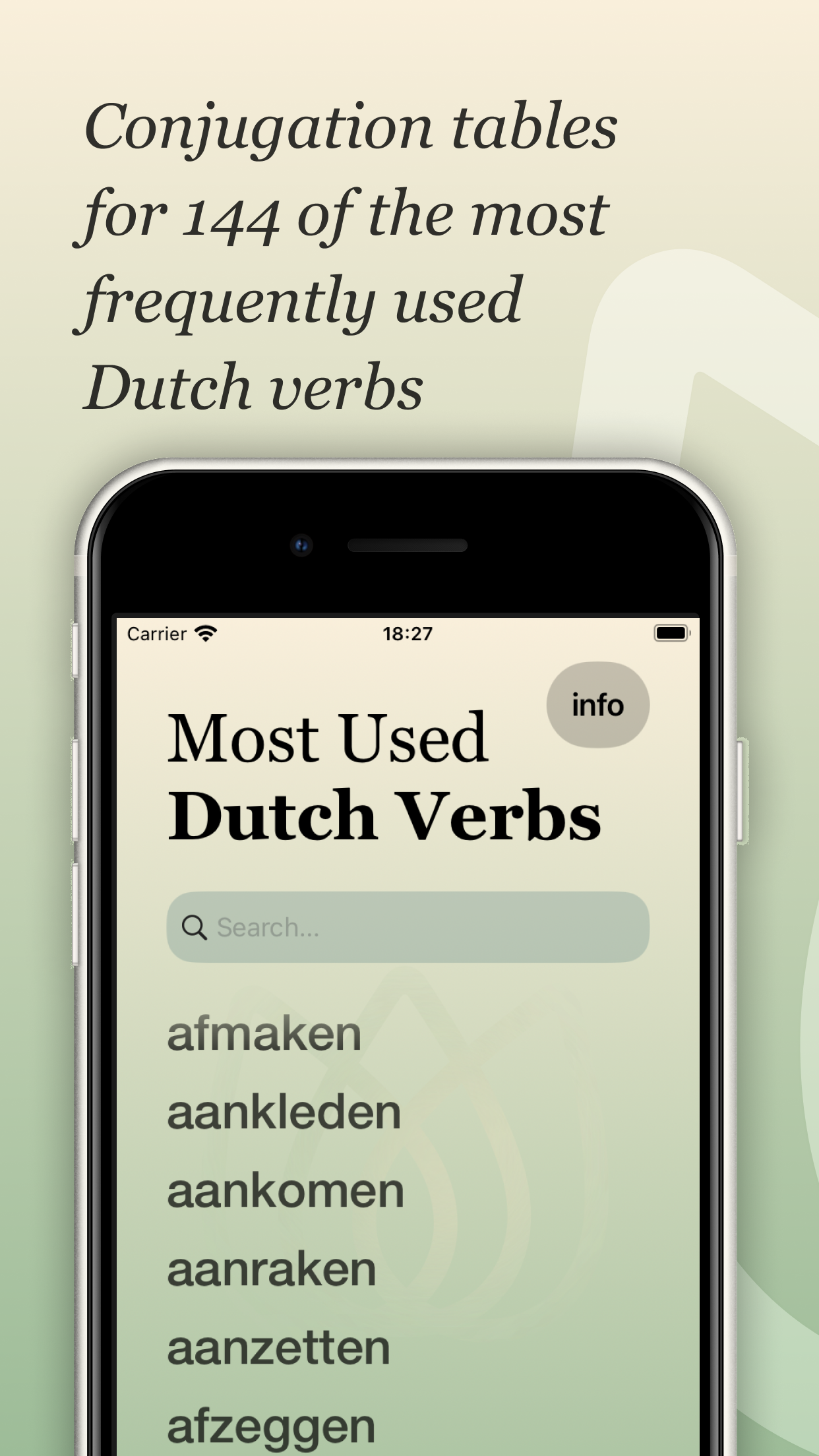 Most Used Dutch Verbs