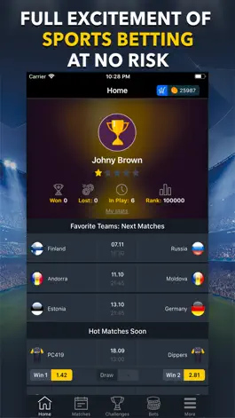 Game screenshot BETUP - Sports Betting Game mod apk