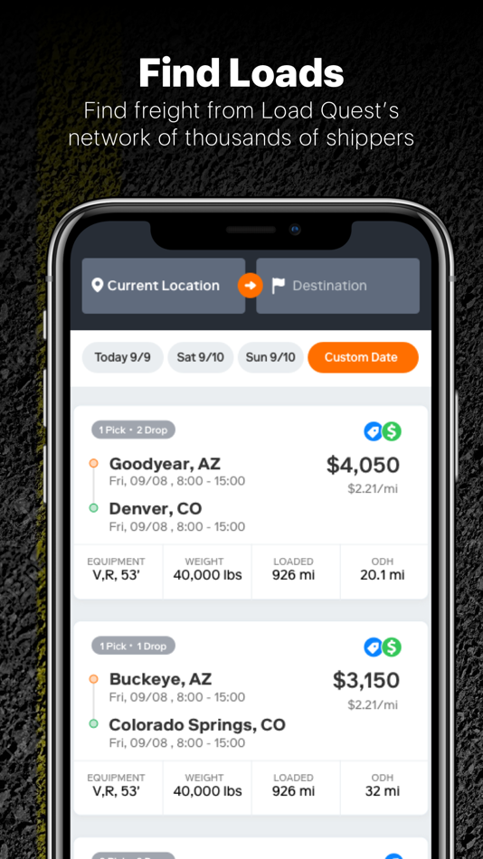 #1. LoadQuest Driver App (iOS) 来自: Loadquest