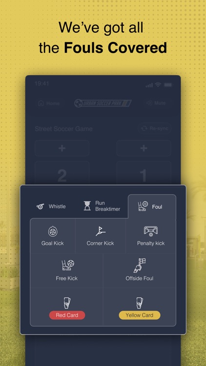 Urban Soccer TV Scoreboard