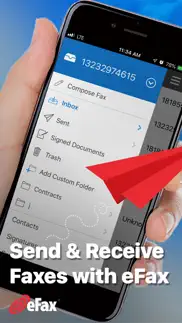 efax app–send fax from iphone iphone screenshot 1
